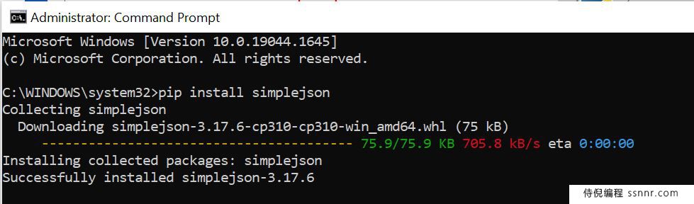 如何安装用于Python的SimpleJson包