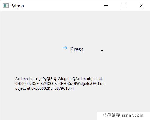 PyQt5 QCommandLinkButton &#8211; 访问光标
