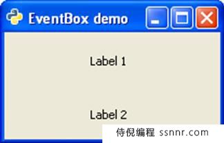 PyGTK EventBox类