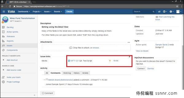 JIRA 关联问题
