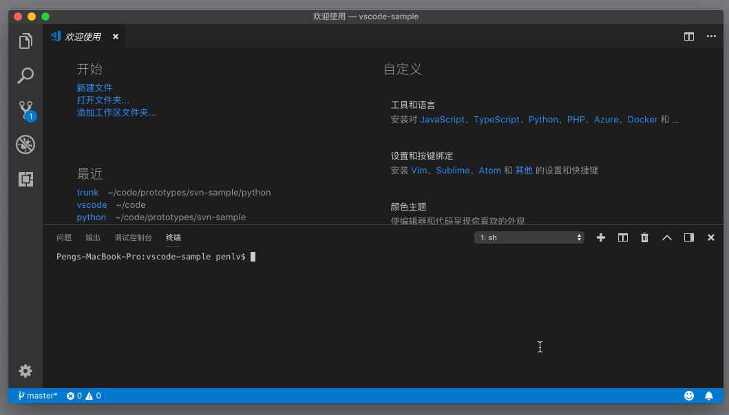 VSCode 创建终端