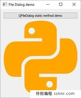 PyQt5 QFileDialog小部件