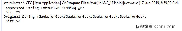 Java Deflater needsInput()函数及示例
