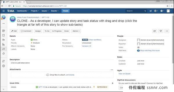 JIRA 克隆问题