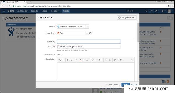 JIRA 仪表盘