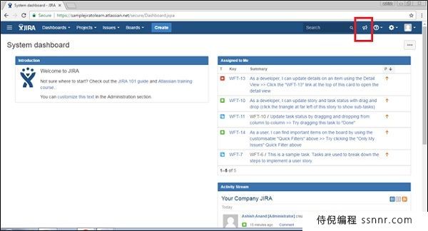 JIRA 仪表盘