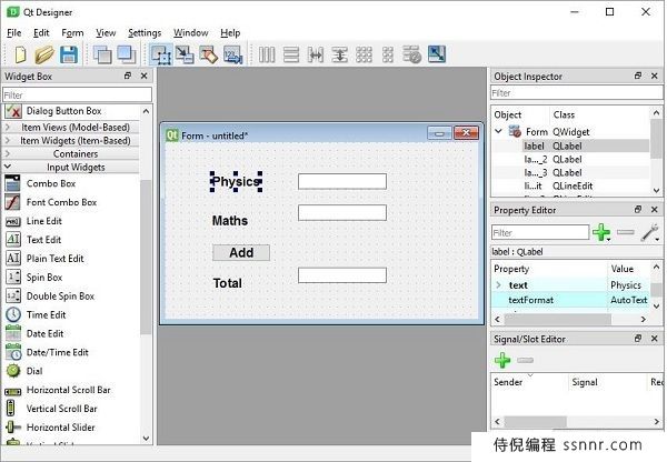 PyQt5 使用Qt Designer