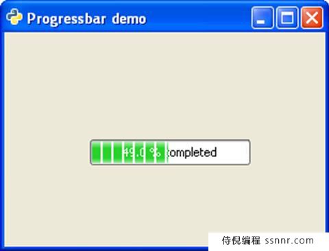PyGTK 进度条类