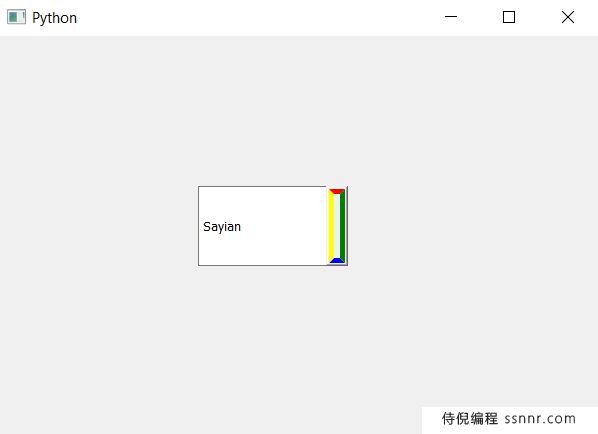 PyQt5 ComboBox 给下箭头设置不同的边框颜色