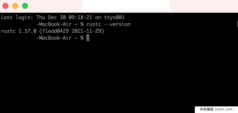 如何在MacOS中安装Rust
