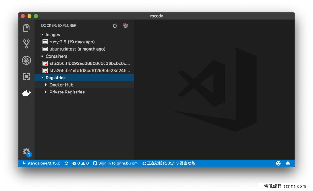 VSCode 支持Docker