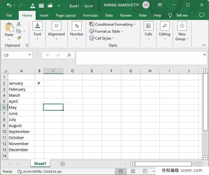 Excel 始终显示数据验证列表的箭头