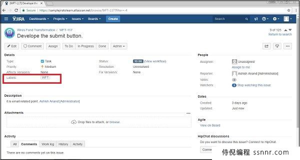 JIRA 标记问题