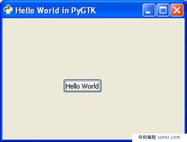 PyGTK 容器