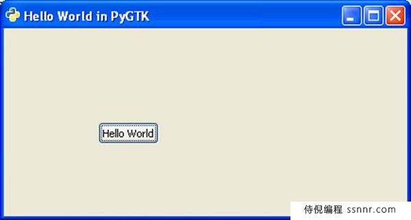 PyGTK 容器