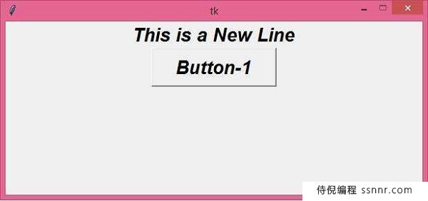 修改Python Tkinter中的默认字体