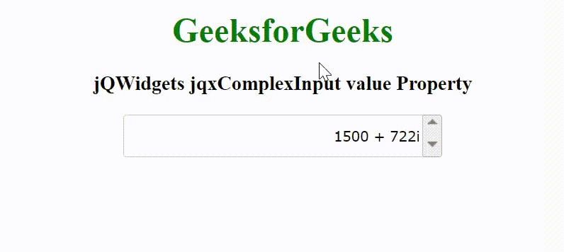 jQWidgets jqxComplexInput值属性