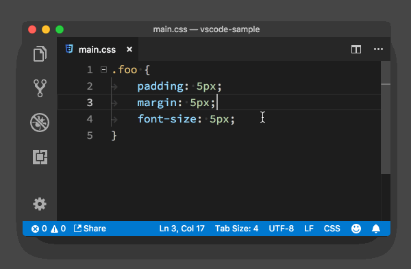 VSCode 代码行编辑