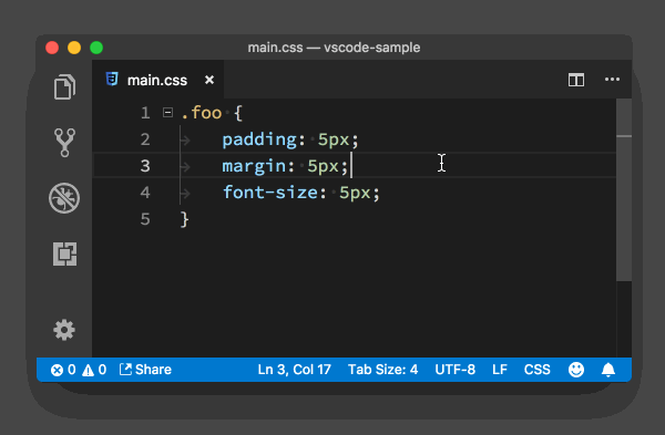 VSCode 代码行编辑