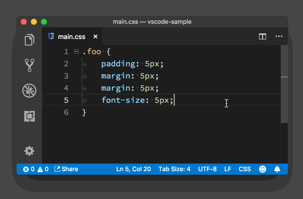 VSCode 代码行编辑
